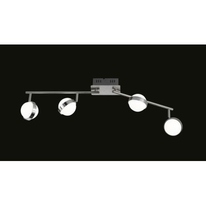 Wofi 7241.04.54.6000 - Foco LED com regulação MONDE 4xLED/6W/230V