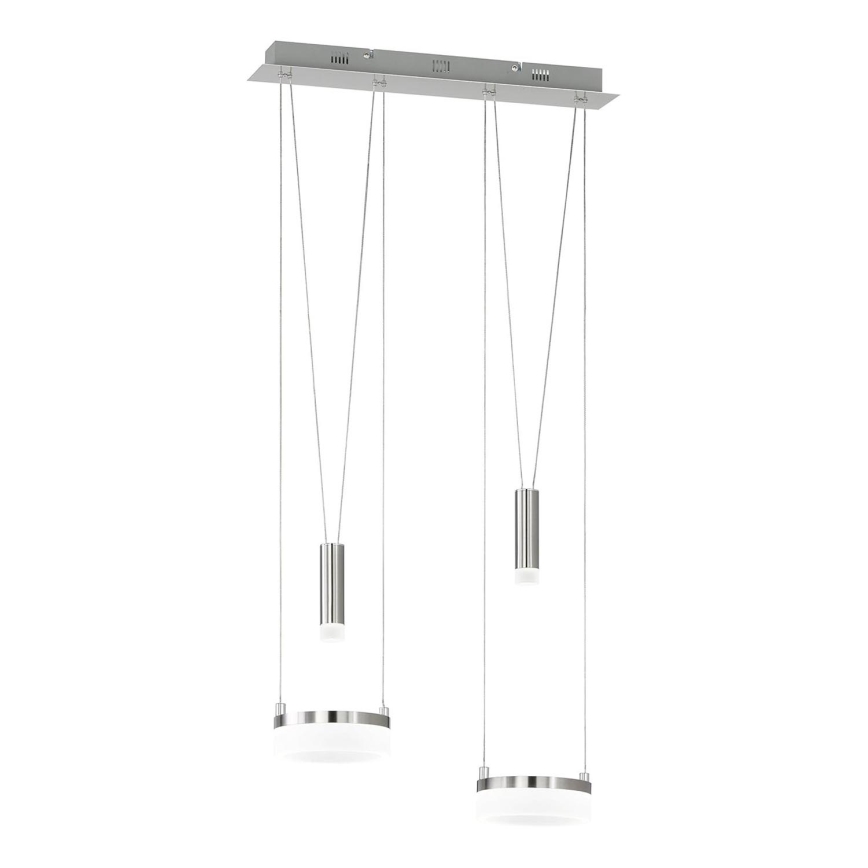 Wofi 7263.04.54.6000 - Candelabro suspenso LED com regulação JETTE 2xLED/7,5W/230V + 2xLED/1W