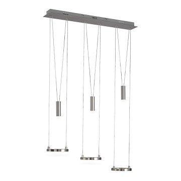 Wofi 7263.06.54.6000 - Candelabro suspenso LED com regulação JETTE 3xLED/7,5W/230V + 3xLED/1W