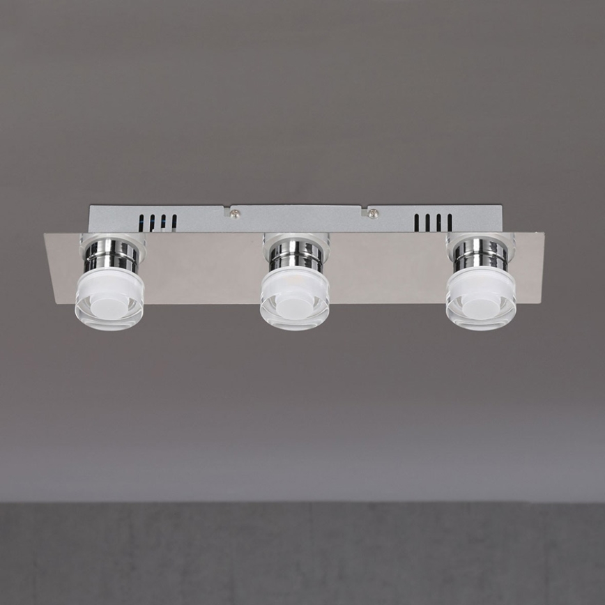 Wofi 7848.03.54.0000 - Luz de teto LED LORIENT 3xLED/4W/230V