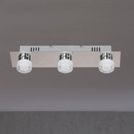 Wofi 7848.03.54.0044 - Iluminação de teto de casa de banho LED LORIENT 3xLED/4W/230V IP23