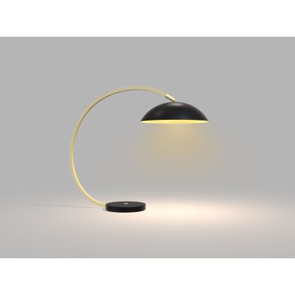 Wofi 8001-104 - LED Candeeiro de mesa táctil com regulação ROSCOFF LED/10,5W/230V preto/dourada