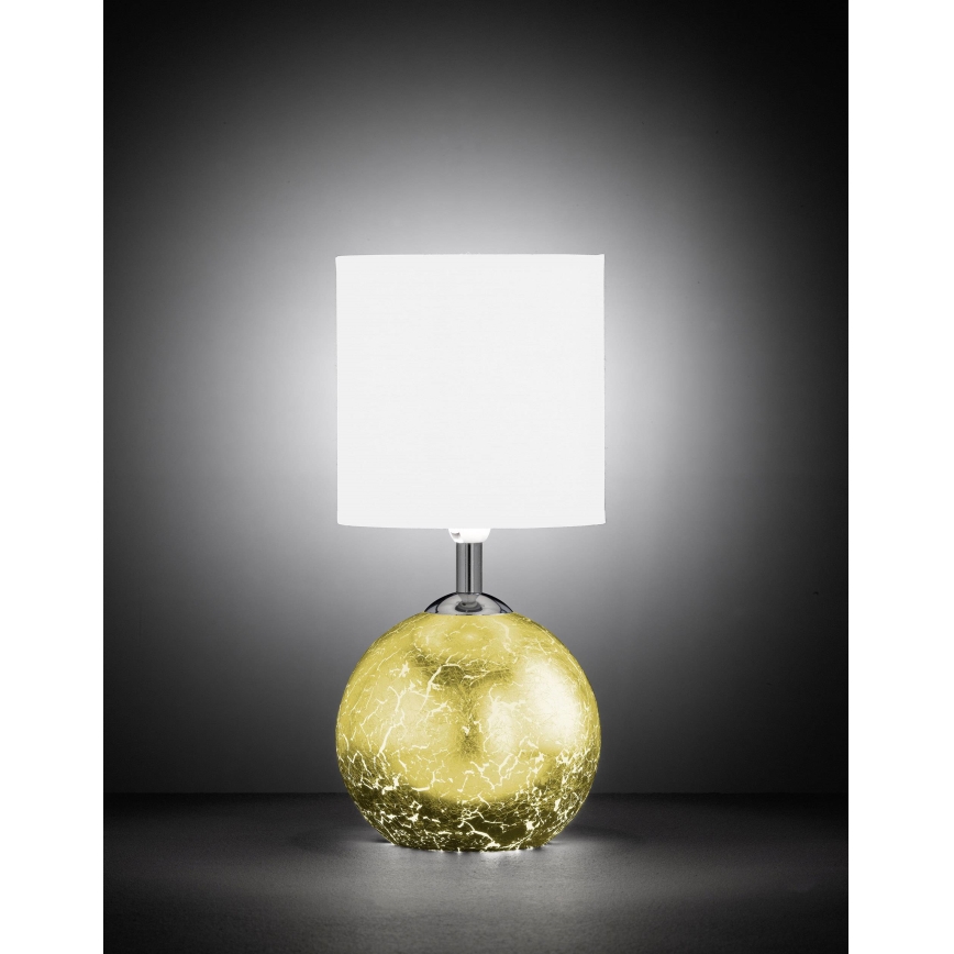 Wofi 8149.02.13.6012 - Candeeiro de mesa CARMEN 1xE14/40W/230V + 1xG9/10W dourado