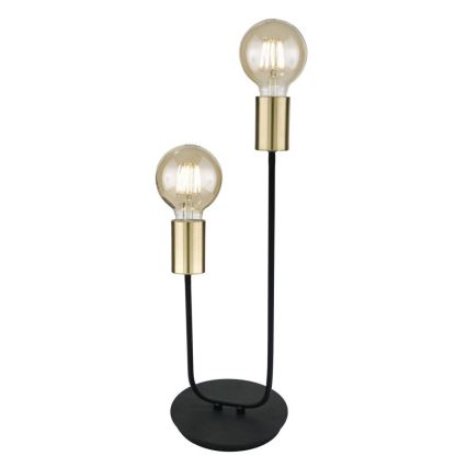 Wofi 8255.02.10.8000 - Candeeiro de mesa YORK 2xE27/60W/230V