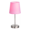 Wofi 832401949000 - Candeeiro de mesa CESENA 1xE14/42W/230V rosa