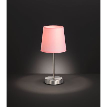Wofi 832401949000 - Candeeiro de mesa CESENA 1xE14/42W/230V rosa