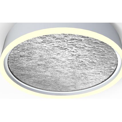 Wofi 9002-103M - Iluminação de teto LED com regulação BORDEAUX LED/37W/230V prateado