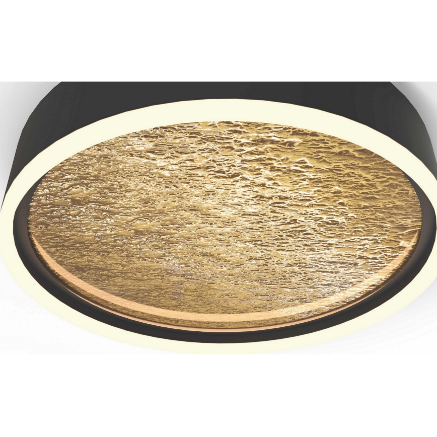 Wofi 9002-104L - Iluminação de teto LED com regulação BORDEAUX LED/60W/230V preto/dourada