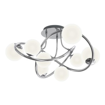 Wofi 9014-807 - Candelabro integrado LED NANCY 8xG9/3,5W/230V cromado brilhante