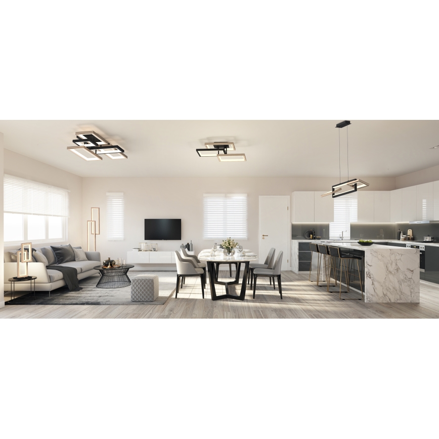 Wofi 9022-306S - Iluminação de teto LED com regulação MATERA LED/40W/230V