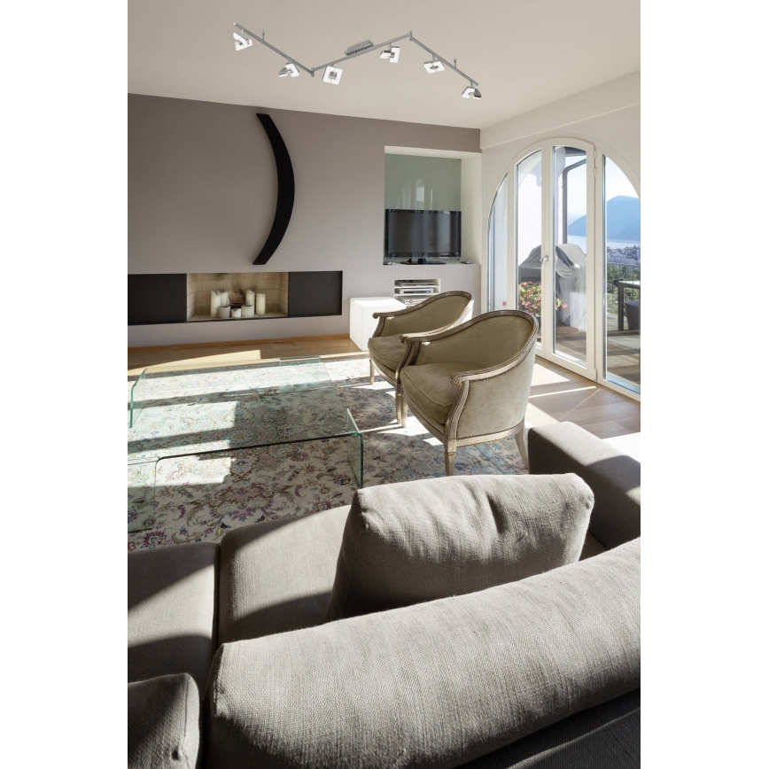 Wofi 9026.06.64.5000 - Foco LED ZARA 6xLED/5,2W/230V