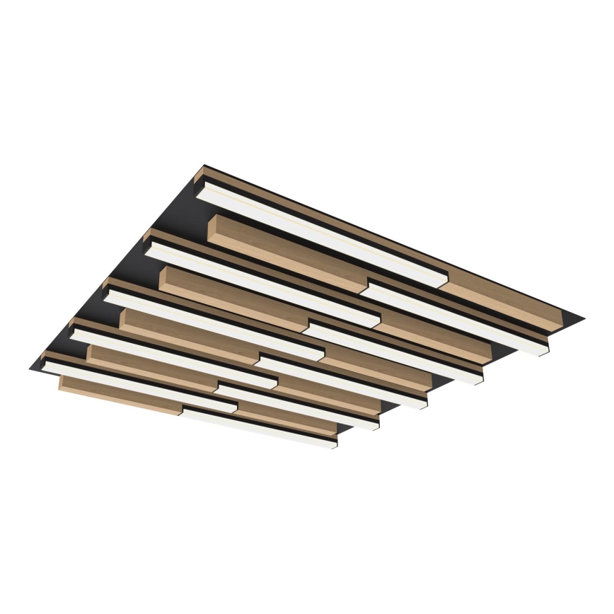 Wofi 9031-1006 - Iluminação de teto LED com regulação PALERMO LED/40W/230V árvore da borracha