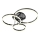 Wofi 9049-405 - Candeeiro integrado LED com regulação PERPIGNAN LED/51W/230V preto/cromado brilhante