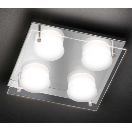 Wofi 9058.04.01.6000 - Luz de Teto LED ENVY 4xLED/5,5W/230V