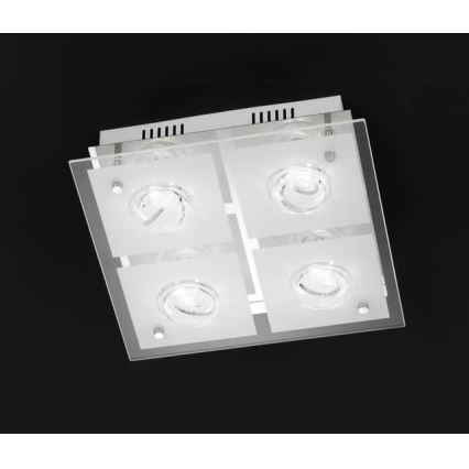 Wofi 9105.04.01.6300 - Iluminação de teto LED TYRA 4xLED/4W/230V