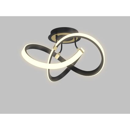 Wofi 9134-104 - Candelabro integrado LED com regulação INDIGO LED/44W/230V preto/dourada