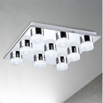 Wofi 9175.09.01.0000 - Iluminação de teto LED com regulação LOGAN 9xLED/4,2W/230V