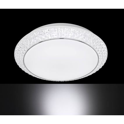 Wofi 9246.01.06.6410 - Iluminação de teto LED com regulação VELDEN LED/18W/230V