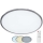 Wofi 9457.01.70.9600 - Iluminação de teto LED com regulação LINOX LED/34W/230V 3000-6000K + controlo remoto