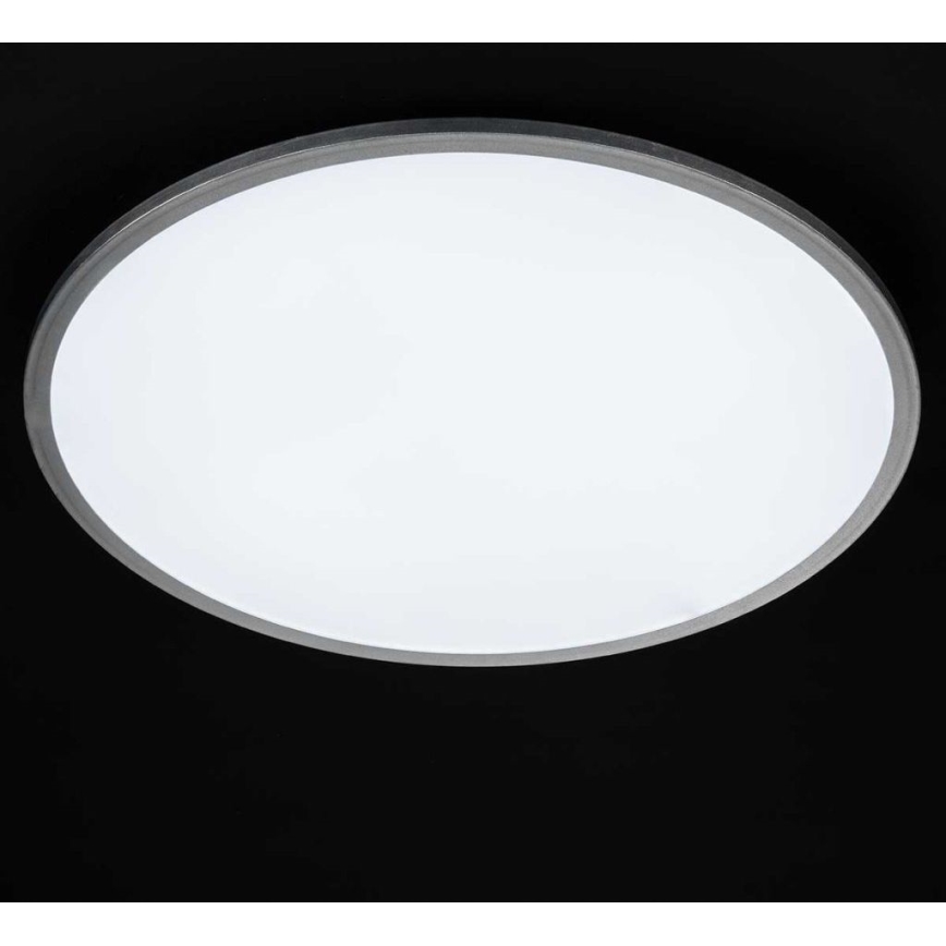 Wofi 9457.01.70.9600 - Iluminação de teto LED com regulação LINOX LED/34W/230V 3000-6000K + controlo remoto