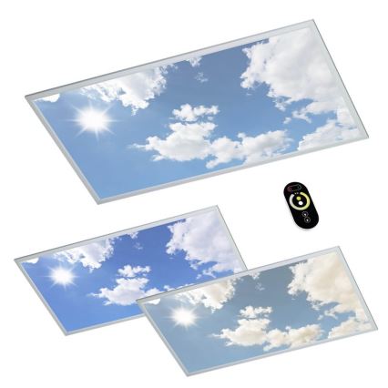 Wofi 9693.01.70.6200 - Iluminação de teto LED com regulação LIV LED/44W/230V 2800-5500K + controlo remoto