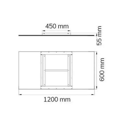 Wofi 9693.01.70.6200 - Iluminação de teto LED com regulação LIV LED/44W/230V 2800-5500K + controlo remoto