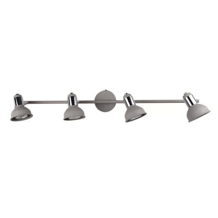 Wofi 984104509000 - Foco ISABEL 4xGU10/28W/230V cinzento