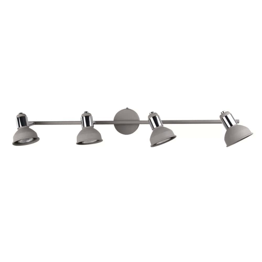 Wofi 984104509000 - Foco ISABEL 4xGU10/28W/230V cinzento