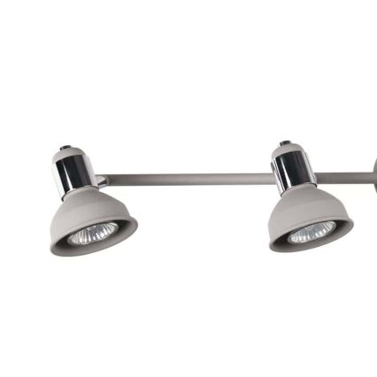 Wofi 984104509000 - Foco ISABEL 4xGU10/28W/230V cinzento