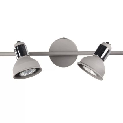 Wofi 984104509000 - Foco ISABEL 4xGU10/28W/230V cinzento