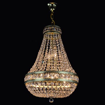 Wranovsky JWZ014060100-8 - Candelabro de cristal de corrente STOCKHOLM 8xE14/40W/230V