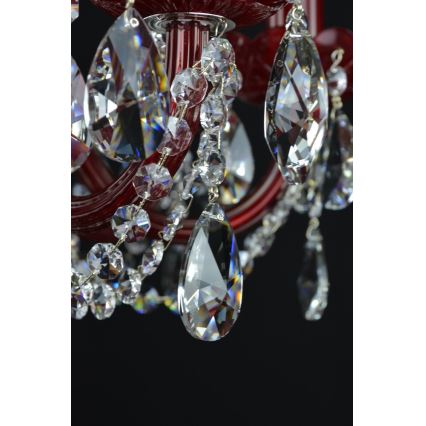 Wranovsky JWZ101083101 - Candelabro de cristal de corrente BRILLIANT 8xE14/40W/230V