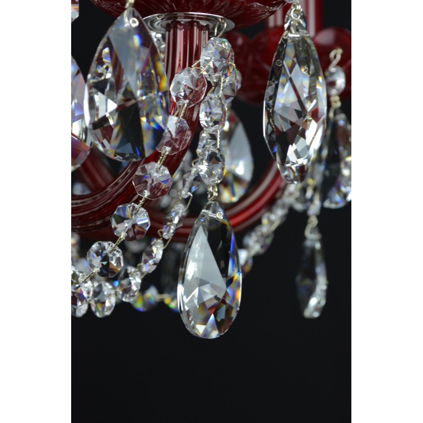 Wranovsky JWZ101083101 - Candelabro de cristal de corrente BRILLIANT 8xE14/40W/230V