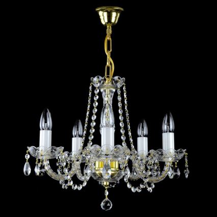 Wranovsky JWZ109052100 - Candelabro de cristal de corrente BALANCE 5xE14/40W/230V