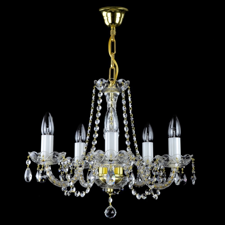 Wranovsky JWZ109052100 - Candelabro de cristal de corrente BALANCE 5xE14/40W/230V