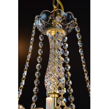 Wranovsky JWZ109052100 - Candelabro de cristal de corrente BALANCE 5xE14/40W/230V