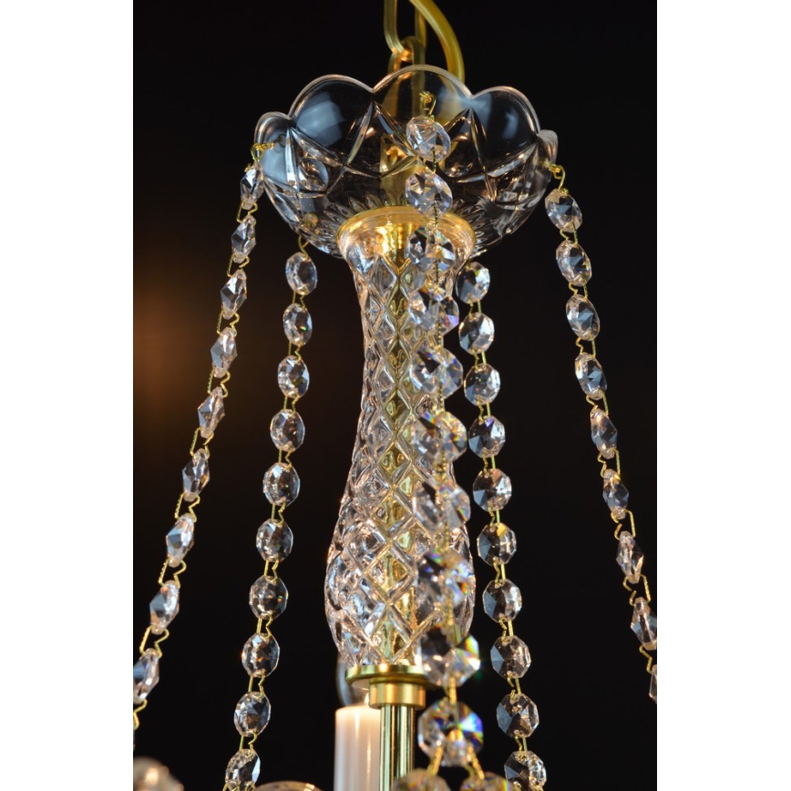 Wranovsky JWZ109052100 - Candelabro de cristal de corrente BALANCE 5xE14/40W/230V