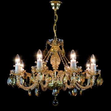 Wranovsky JWZ1140821008003 - Candelabro de cristal de corrente FINESSE 8xE14/40W/230V