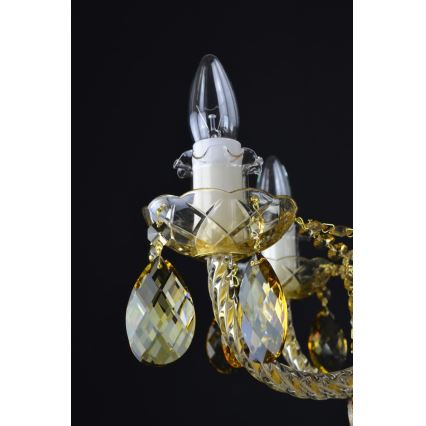 Wranovsky JWZ1140821008003 - Candelabro de cristal de corrente FINESSE 8xE14/40W/230V