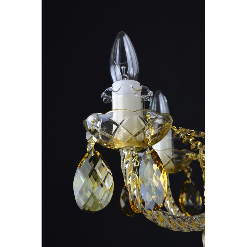 Wranovsky JWZ1140821008003 - Candelabro de cristal de corrente FINESSE 8xE14/40W/230V
