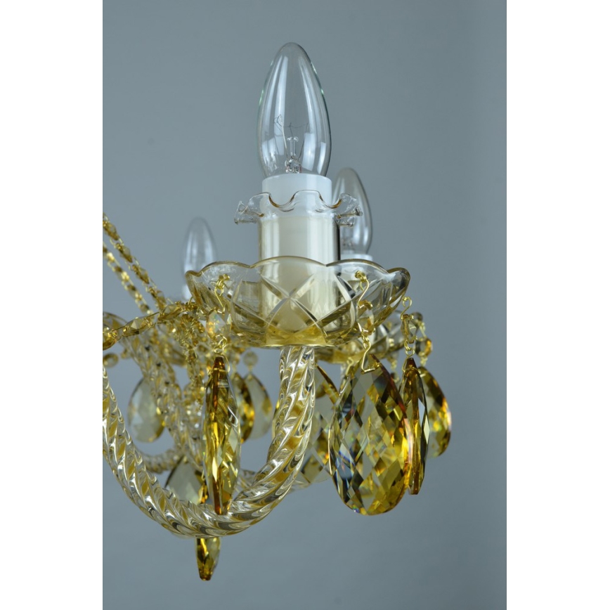 Wranovsky JWZ1140821008003 - Candelabro de cristal de corrente FINESSE 8xE14/40W/230V