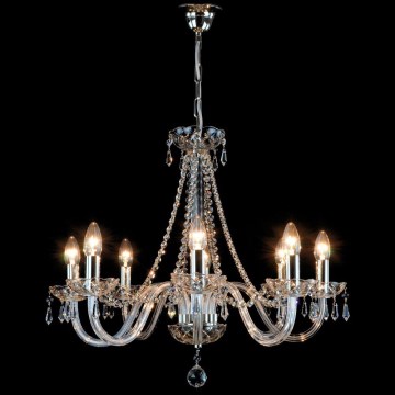 Wranovsky JWZ117082101 - Candelabro de cristal de corrente BONTON 8xE14/40W/230V