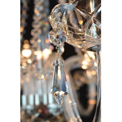 Wranovsky JWZ117082101 - Candelabro de cristal de corrente BONTON 8xE14/40W/230V