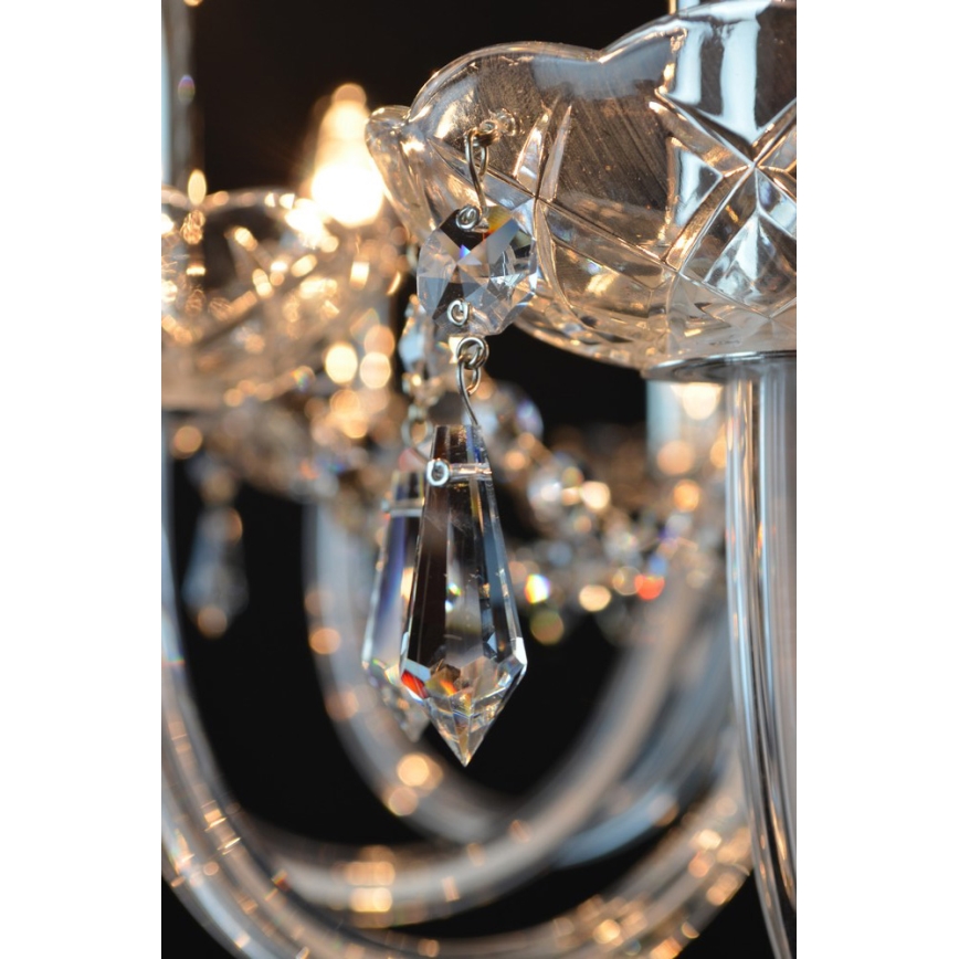 Wranovsky JWZ117122101 - Candelabro de cristal de corrente BONTON 12xE14/40W/230V