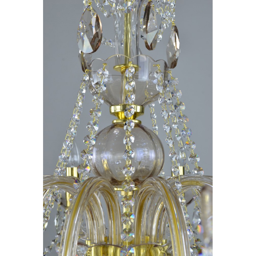 Wranovsky JWZ121102100 - Candelabro de cristal de corrente ZENITH 10xE14/40W/230V