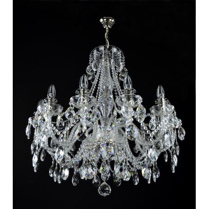 Wranovsky JWZ124122101 - Candelabro de cristal de corrente IMPERIAL 12xE14/40W/230V