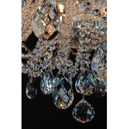 Wranovsky JWZ124122101 - Candelabro de cristal de corrente IMPERIAL 12xE14/40W/230V