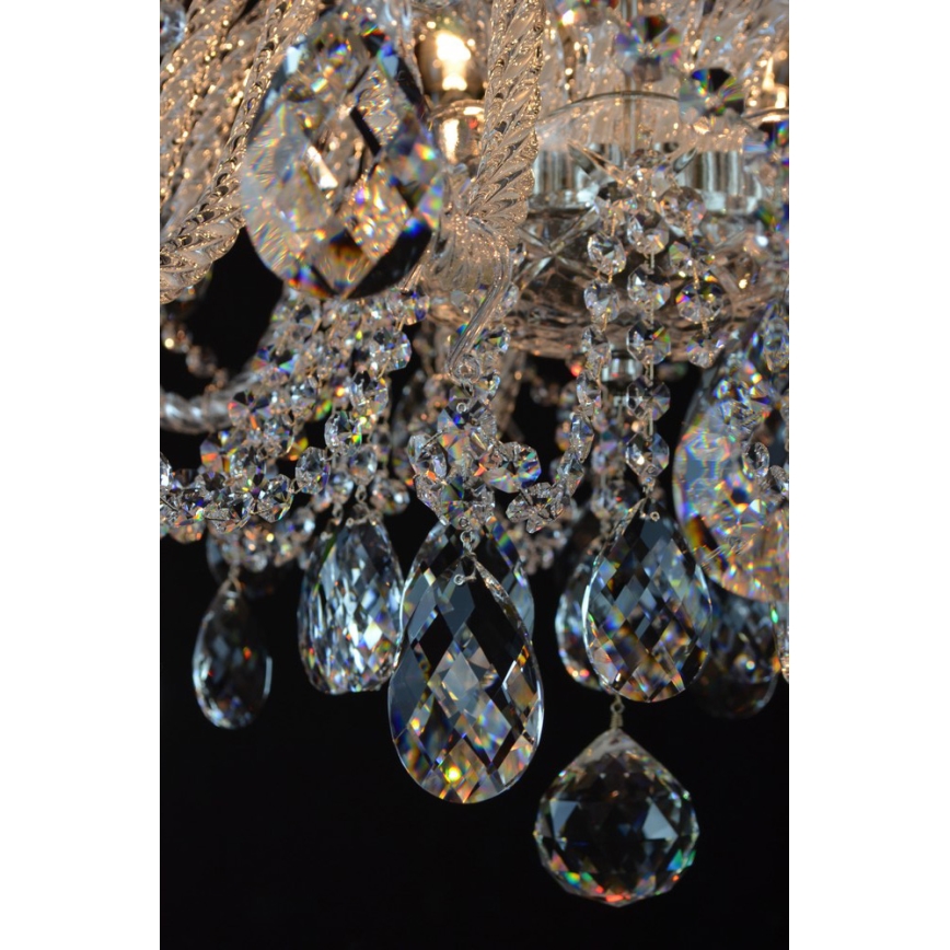 Wranovsky JWZ124122101 - Candelabro de cristal de corrente IMPERIAL 12xE14/40W/230V