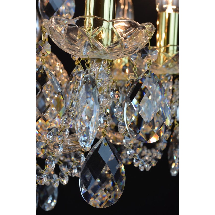 Wranovsky JWZ125122230 - Candelabro de cristal de corrente MARIERA 12xE14/40W/230V