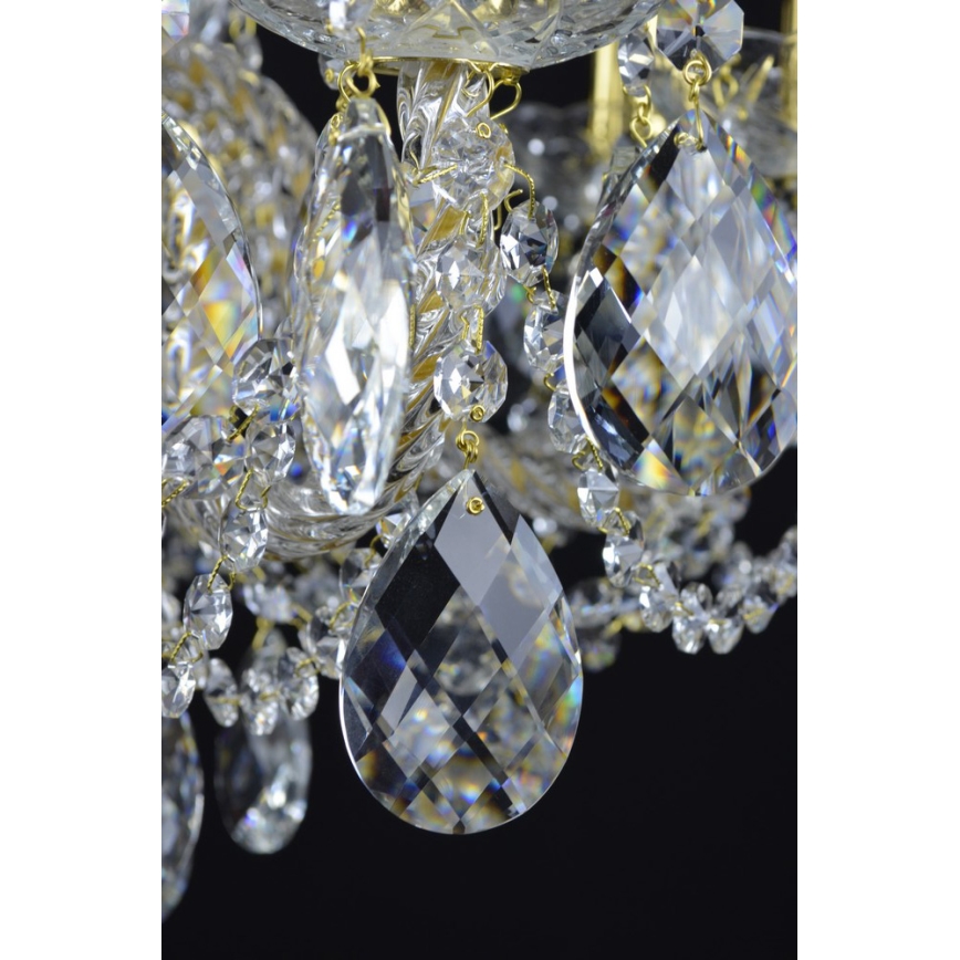 Wranovsky JWZ125122230 - Candelabro de cristal de corrente MARIERA 12xE14/40W/230V